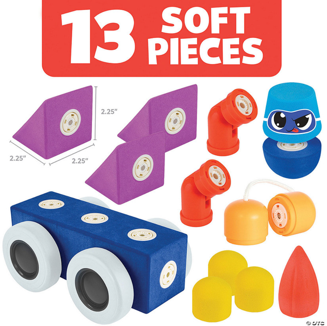 Blockaroo Magnetic Foam Builders - Roadster