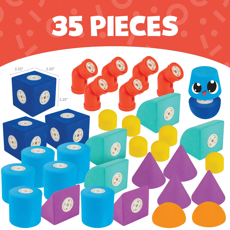 Blockaroo Magnetic Foam Builders - Castle