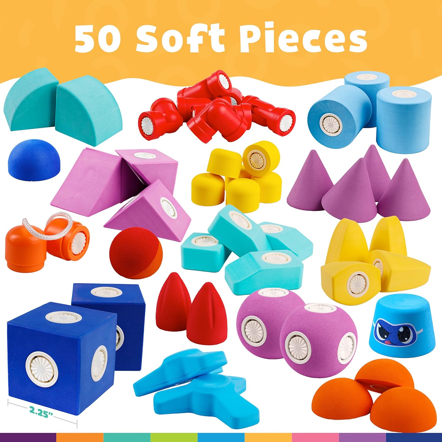 Blockaroo Magnetic Foam Builders - Trunk Set