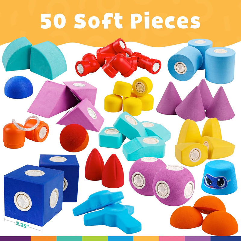 Blockaroo Magnetic Foam Builders - Trunk Set