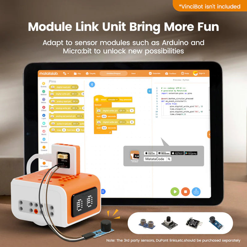 MatataStudio Inventor Kit for VinciBot
