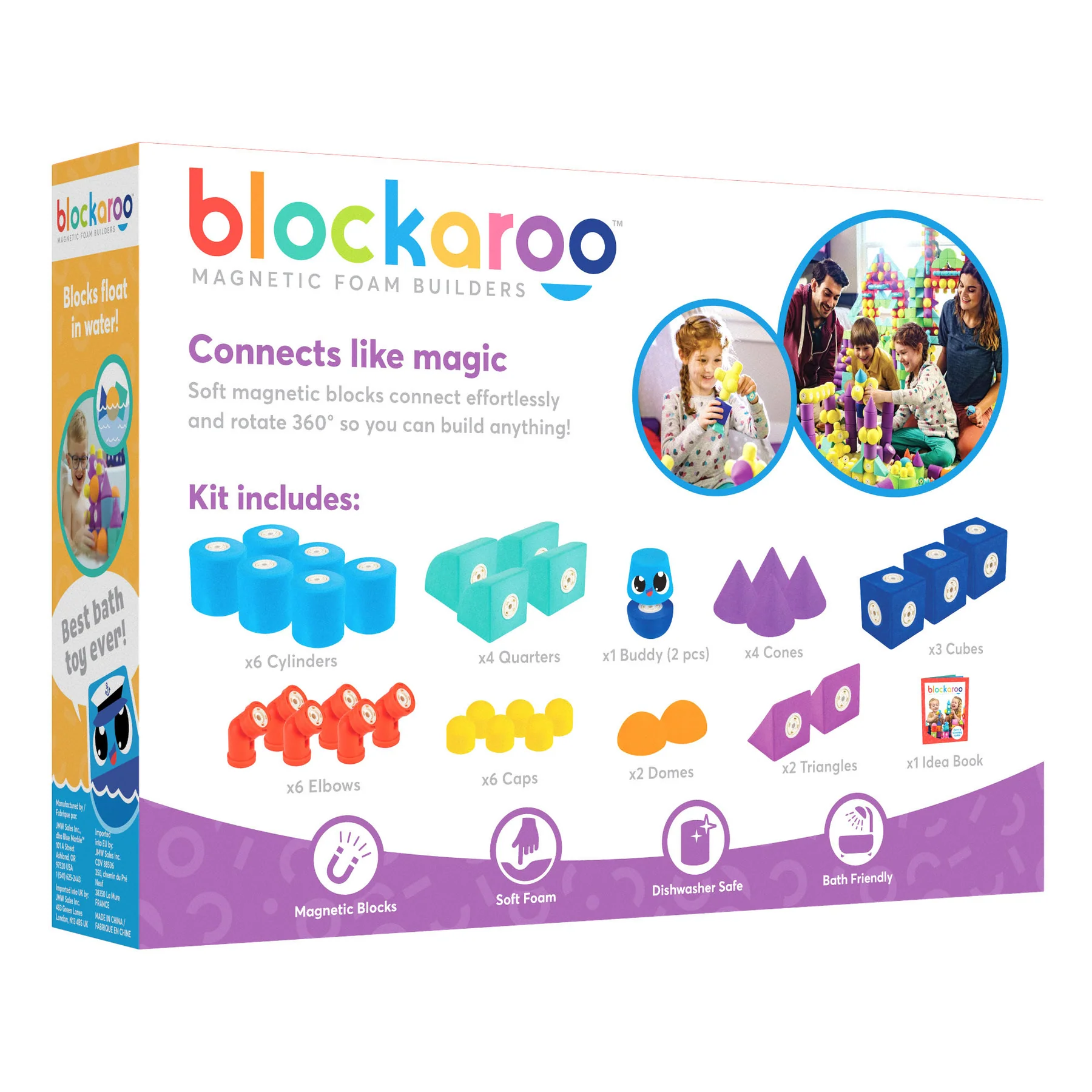 Blockaroo Magnetic Foam Builders - Castle