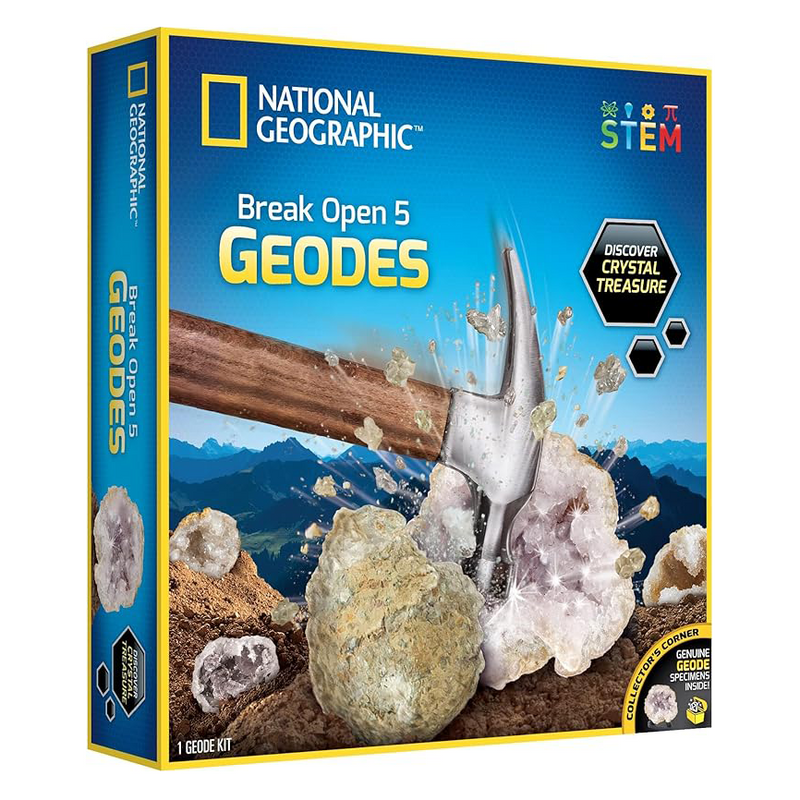 National Geographic Break Open 5 Geodes