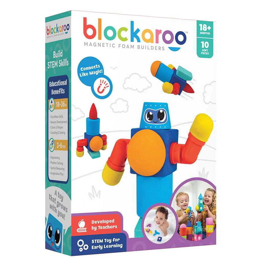 Blockaroo Magnetic Foam Builders - Robot