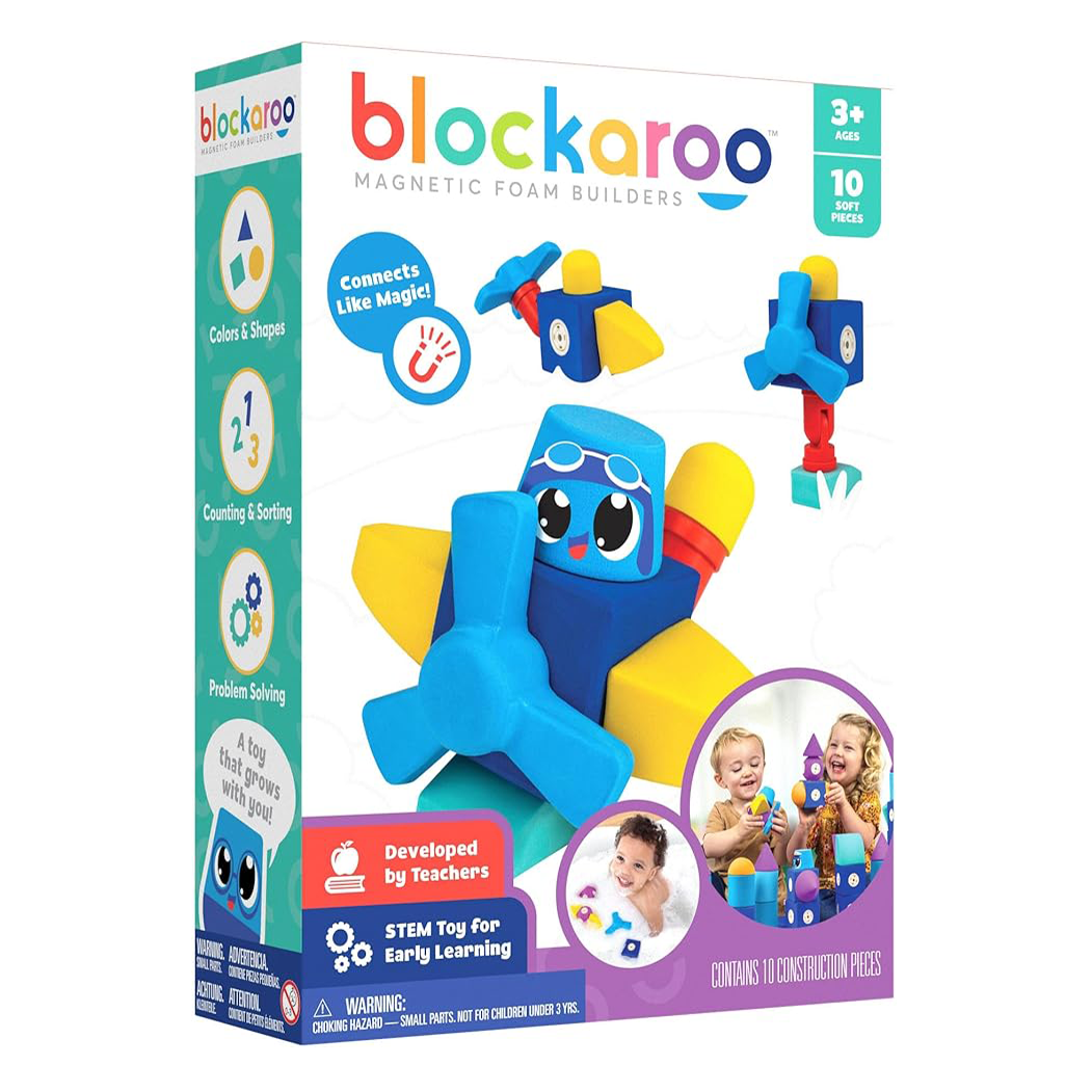 Blockaroo Magnetic Foam Builders - Airplane